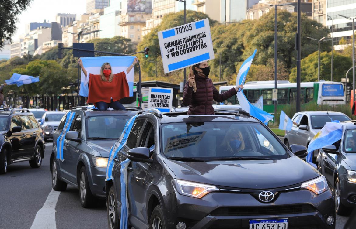 Protestas en distintos puntos del país contra reforma judicial, Agencia NA