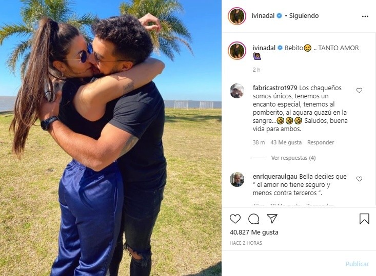 El nuevo posteo de Ivana Nadal con su novio