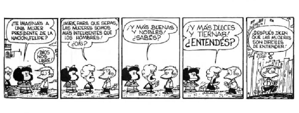 Mafalda en las historietas
