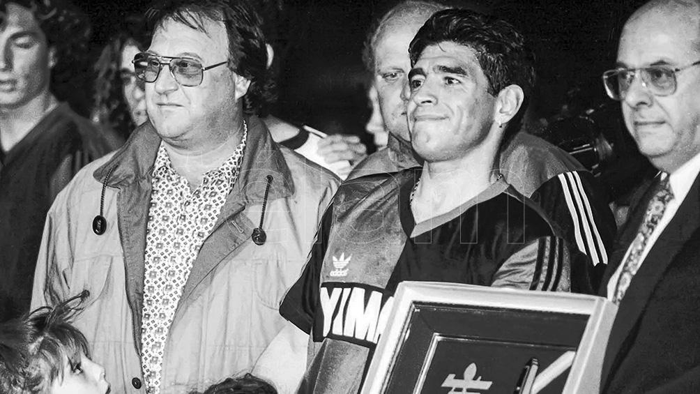 Maradona en Newell