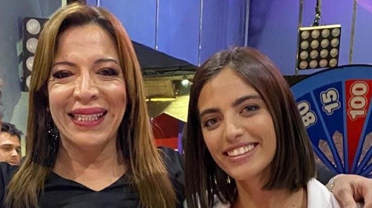 Maca en su visita al programa de Lizy Tagliani.