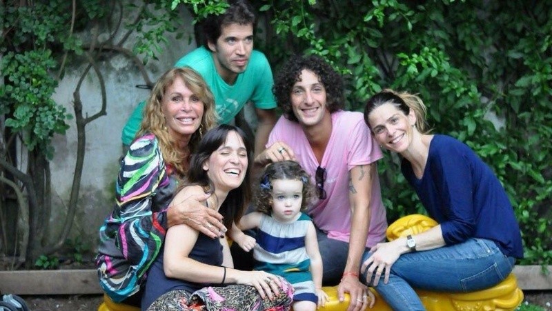 Pata Villanueva y su familia.