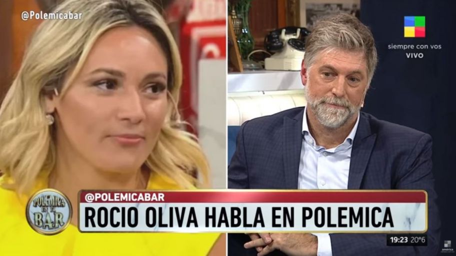 Rocío Oliva habló en 'Polémica en el Bar' para desmentir las versiones de romance con Cabak.