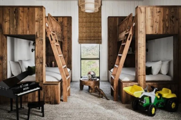 La habitación que comparten los hijos de Mila Kunis y Ashton Kutcher