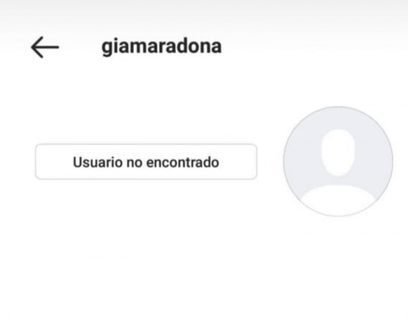 De la noche a la mañana Gianinna Maradona se alejó de las redes