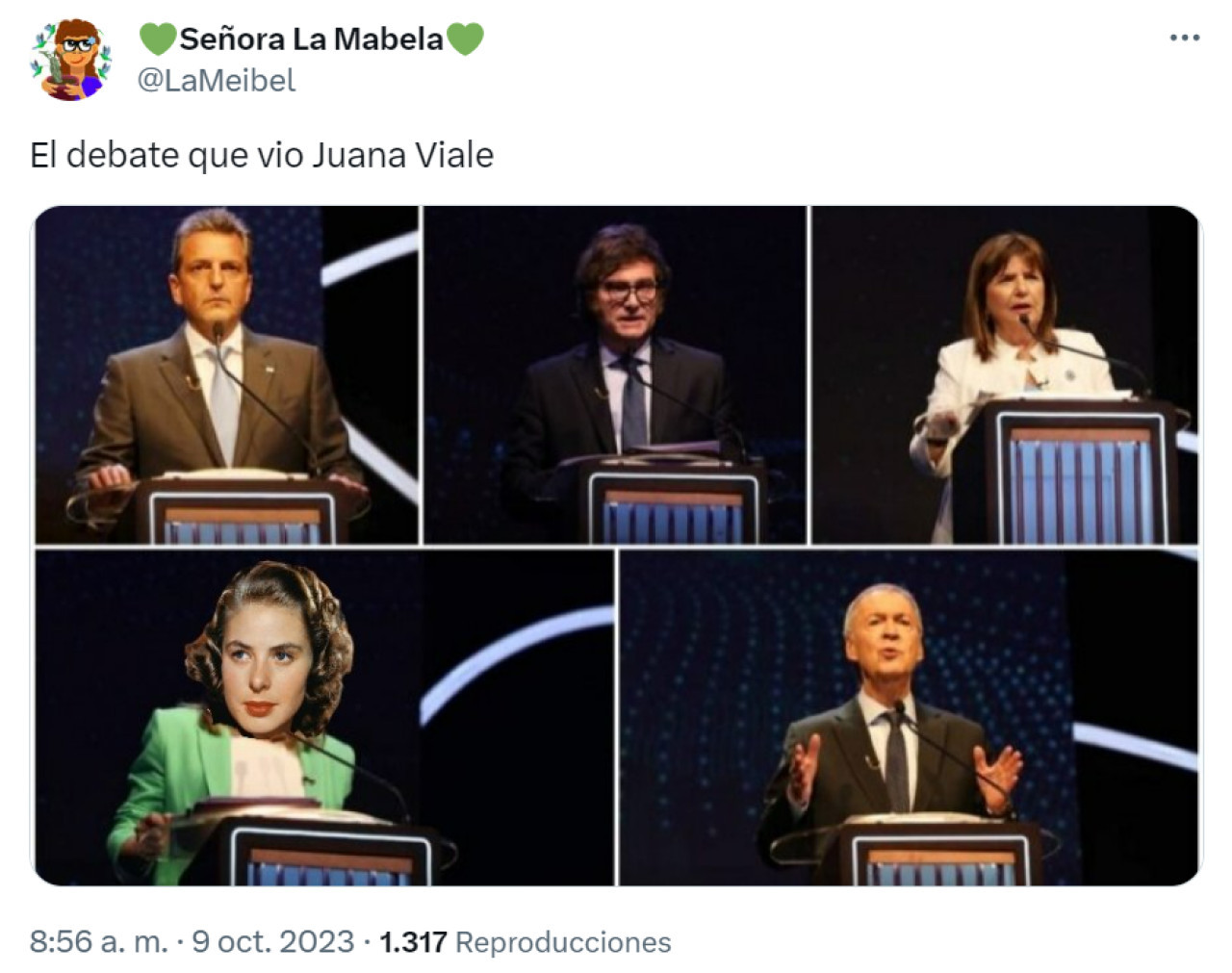 Los memes ante la confusión de Juana Viale. Foto: Twitter.