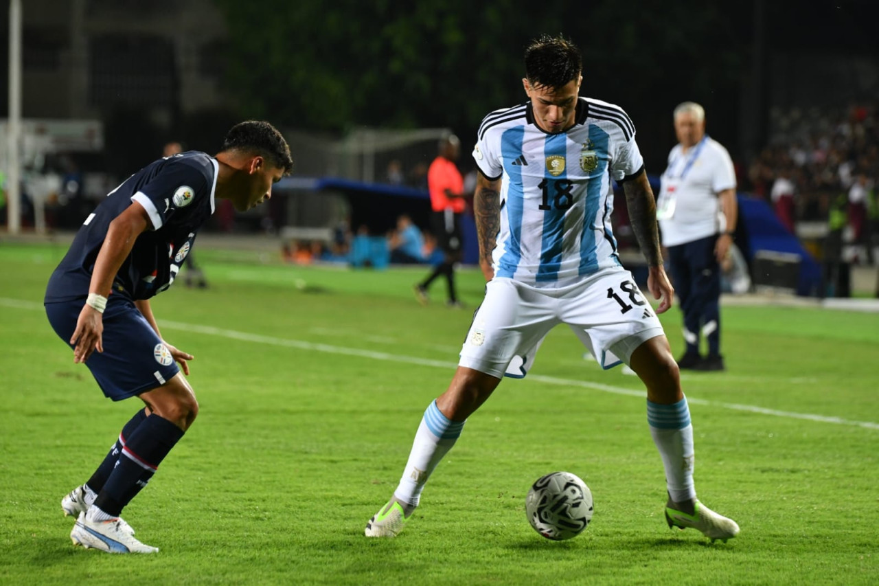 Santiago Castro; Selección Argentina. Foto: X @Argentina.