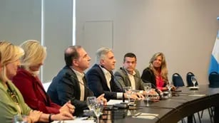 Encuentro virtual del gobernados Martín Llaryora con funcionarios, directores de nivel, supervisores y técnicos de la provincia.